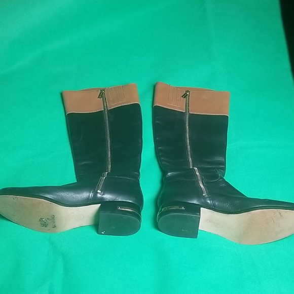 Michael Kors Leather Riding Boots - Picture 4 of 8